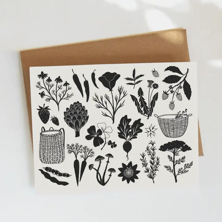 Forage Greeting Card