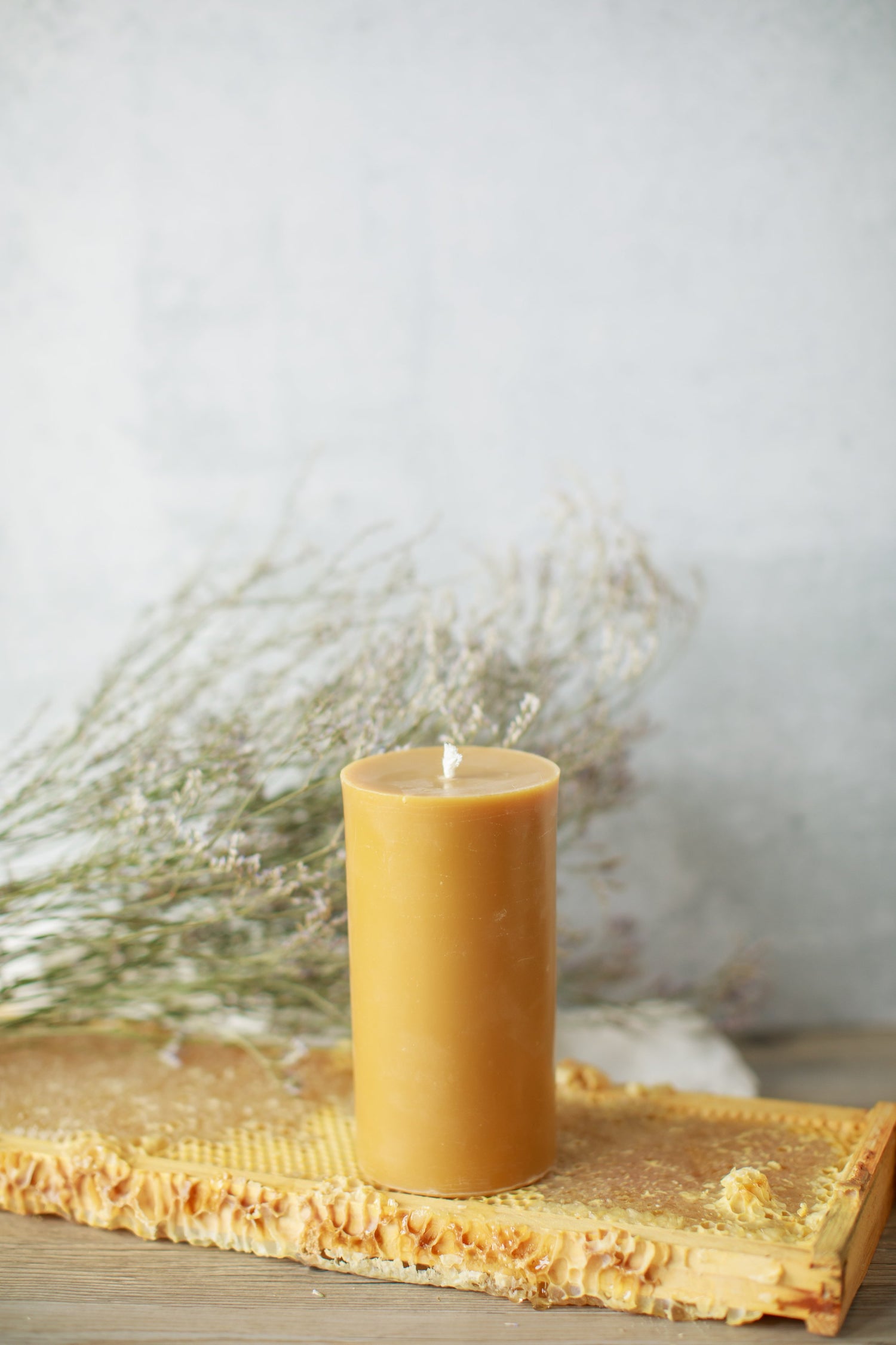 Pure Beeswax Pillar Candles (Wholesale)