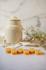 Pure Beeswax Tea Light Candles