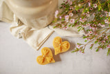 Honey Bee Heart Beeswax Candle