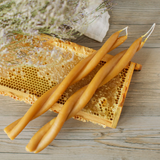 Double Flame Pure Beeswax Tapers