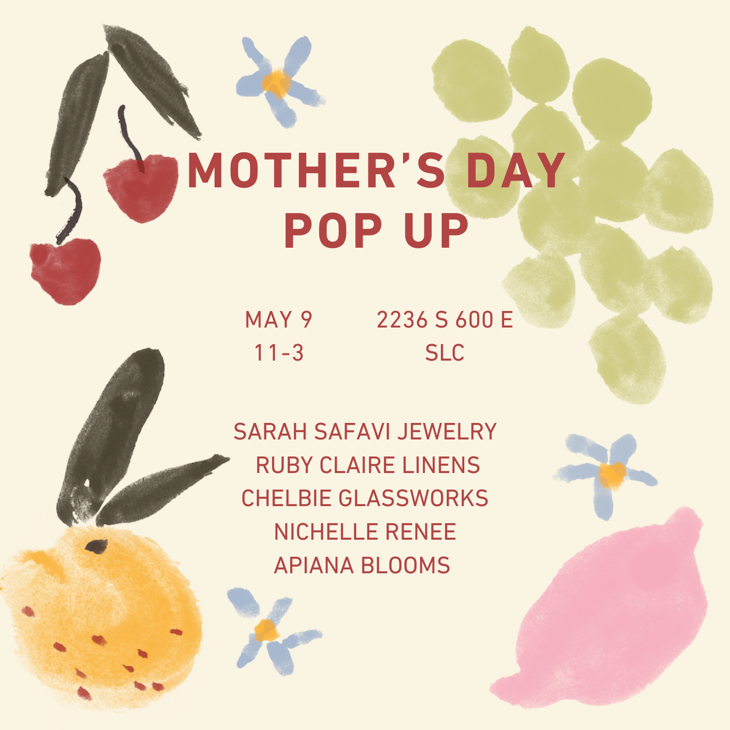 MOTHERS DAY POP UP