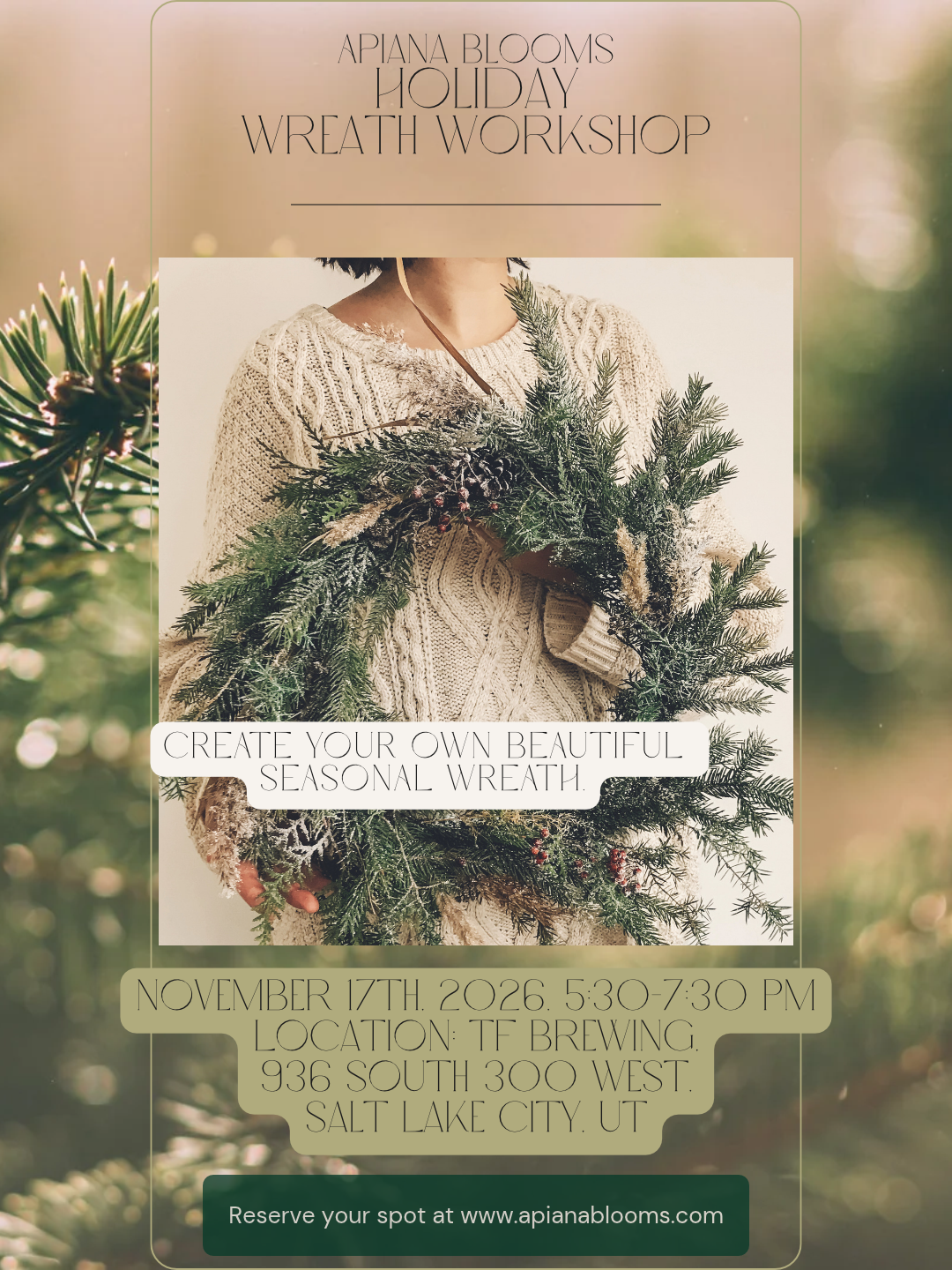Holiday Wreath Workshop
