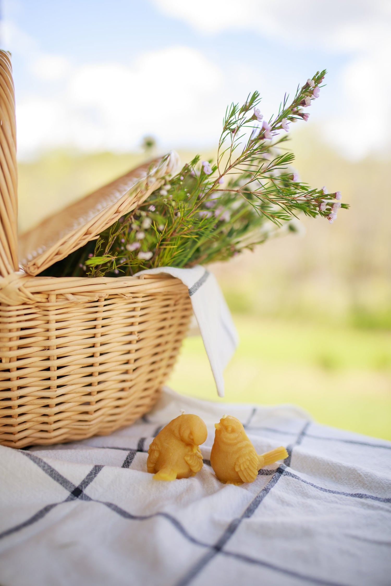 Pure Beeswax Song Bird Candles
