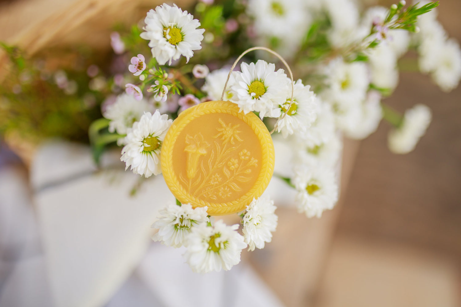 Wildflower Beeswax Ornaments