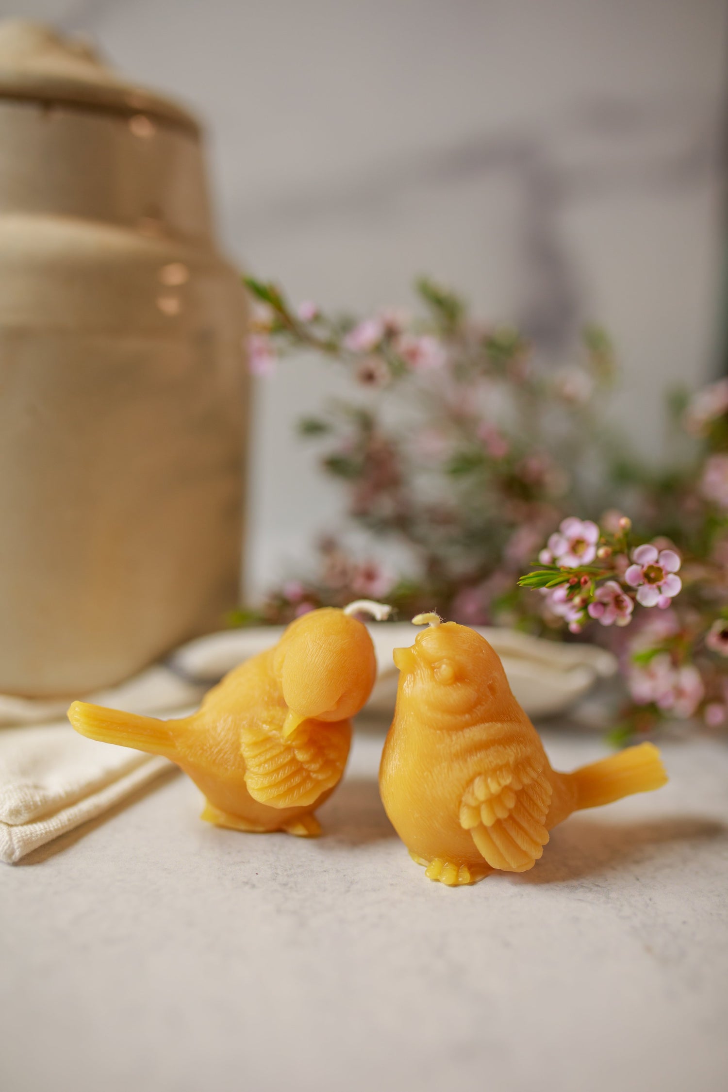 Pure Beeswax Song Bird Candles